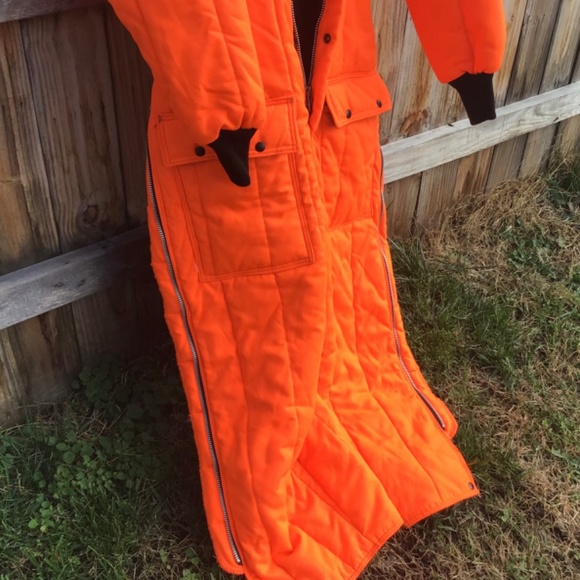SafTbac Chiller Killer Orange Jumpsuit Made In USA SizeXXL - Picture 4 of 16